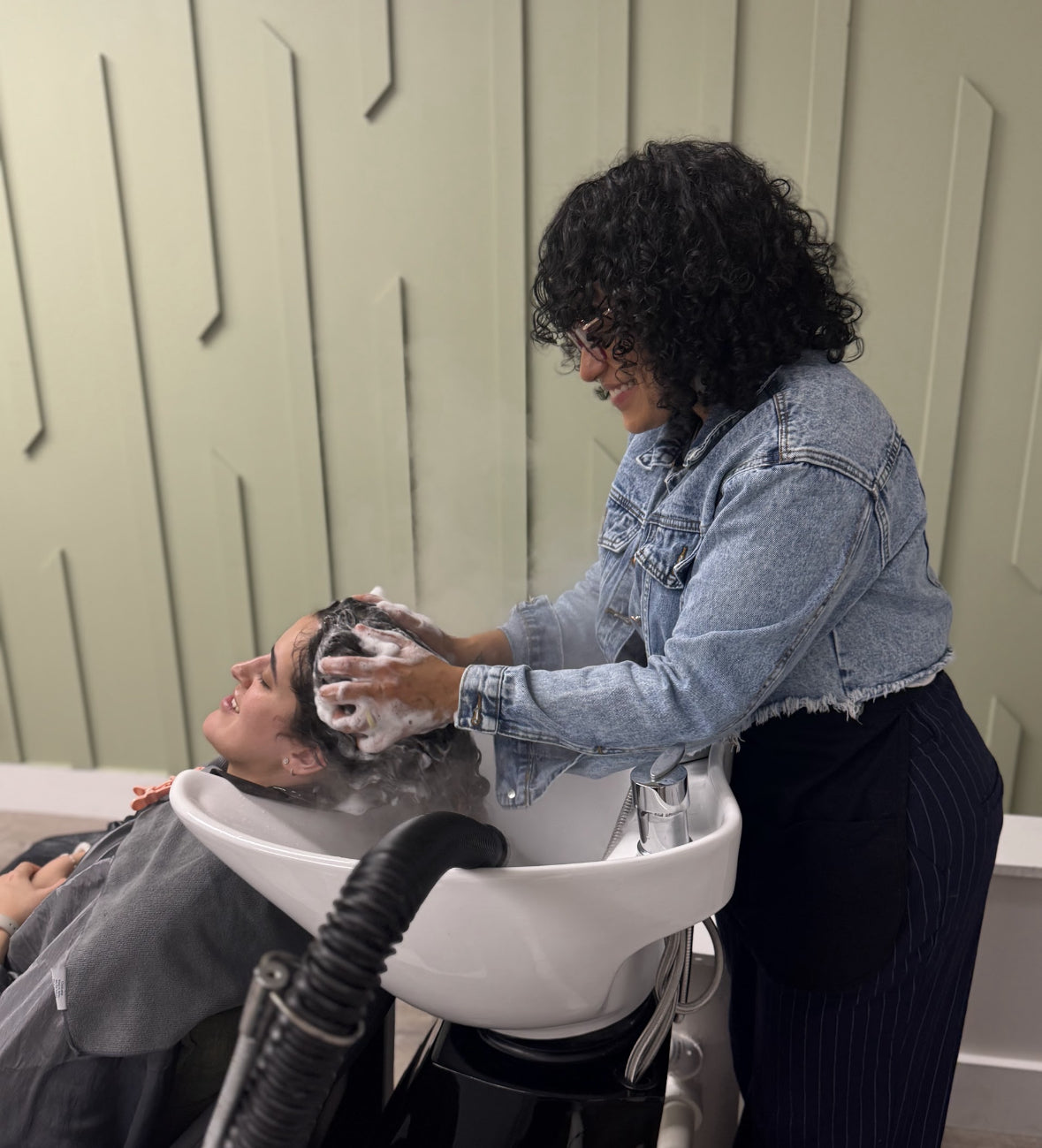 Curly Wash and Style