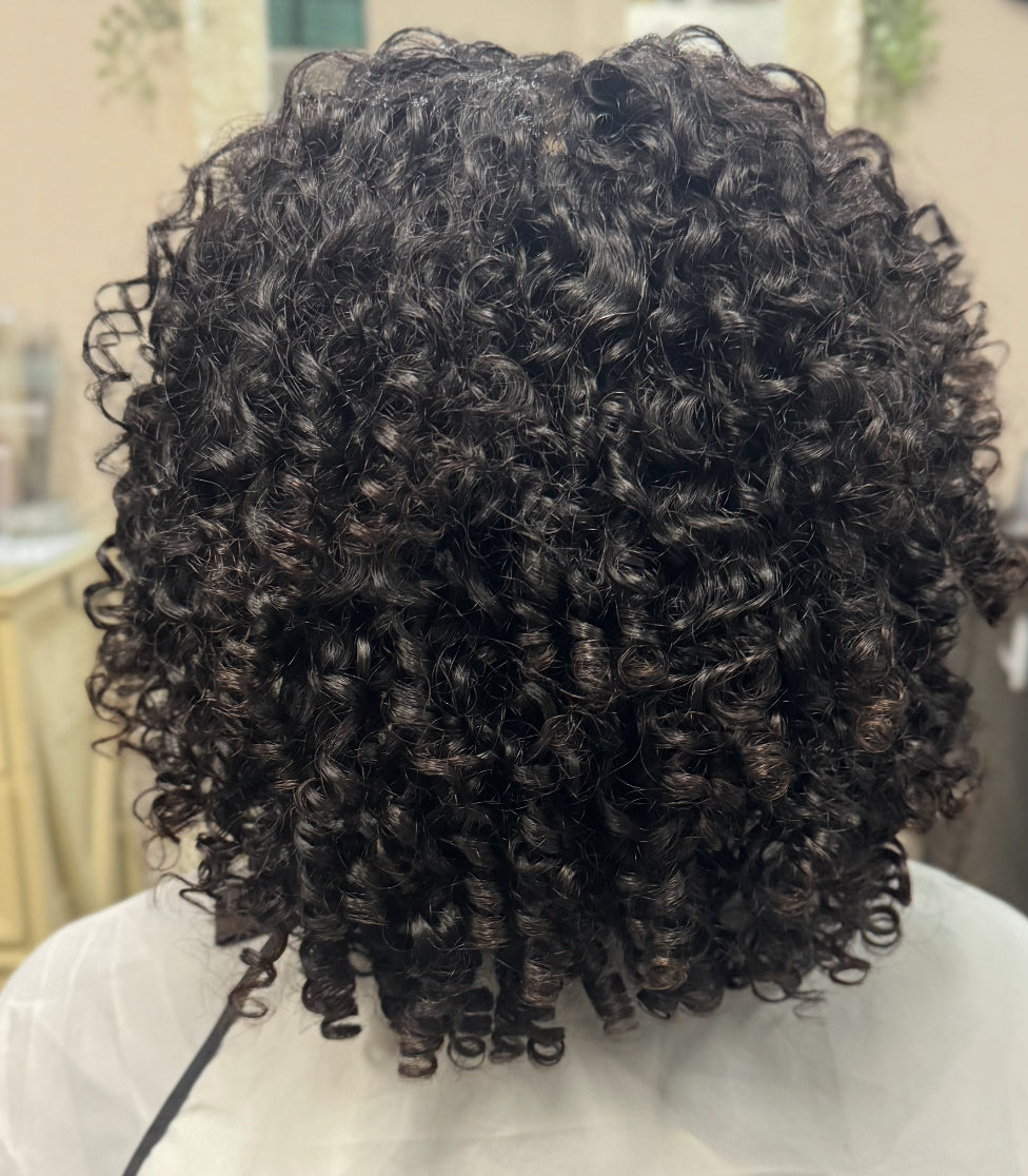 Curly Wash & Finger Coil — Price varies based on hair length and density.